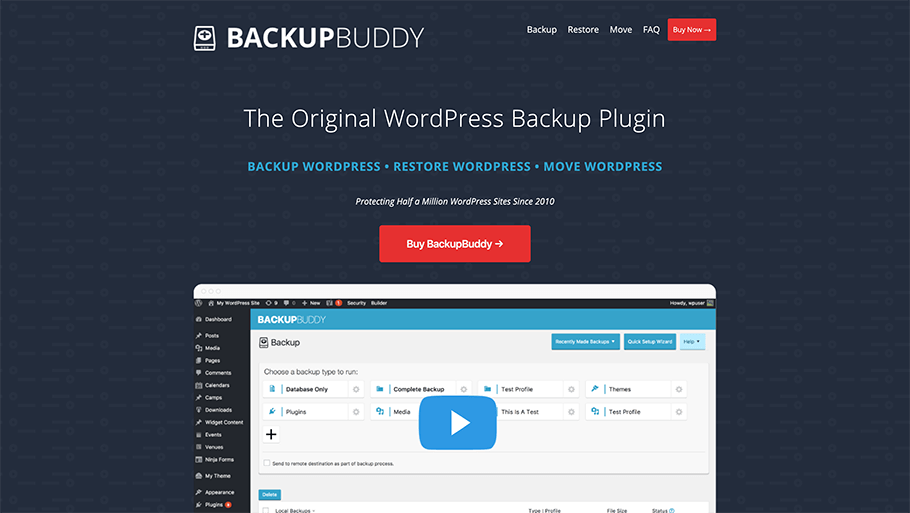 BackupBuddy plugin de respaldos automáticos para WordPress - La Tutoría
