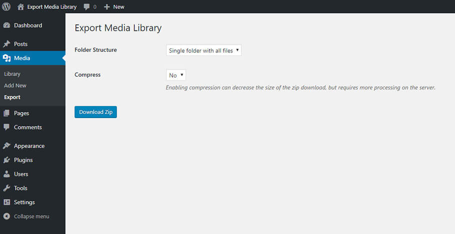 Exporta tus imágenes con Export Media Library - La Tutoría