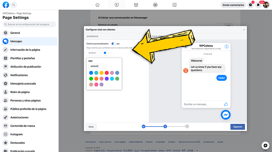 Personaliza tu chat de Facebook - La Tutoría