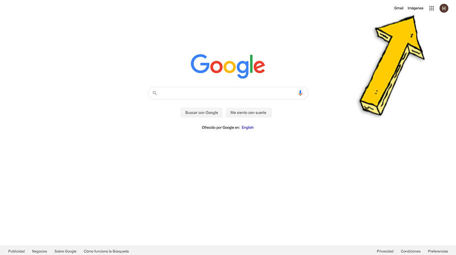 Selecciona "Imágenes" en Google - La Tutoría